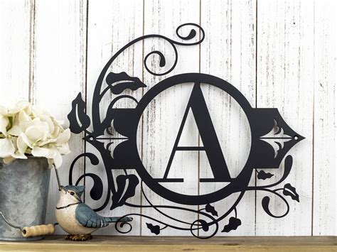 movie metal art house monogram|custom metal wall monograms.